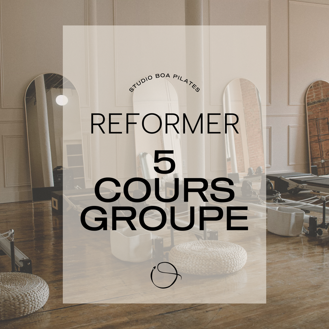 Reformer Pilates - Forfait 5 Cours de Groupe